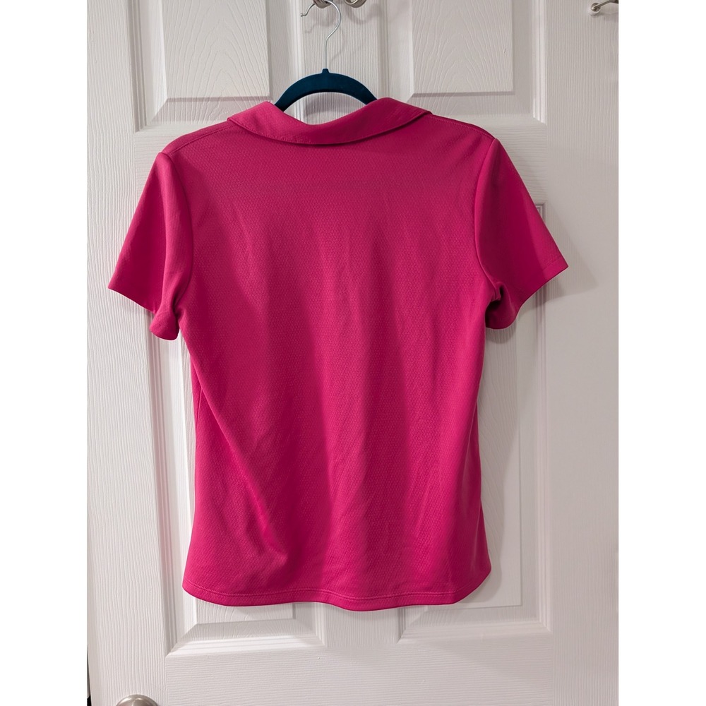 Lady Hagen, Lot of Two, Medium Golf Polos, Pink & Orange, Tennis Athleisure - Picture 3 of 5